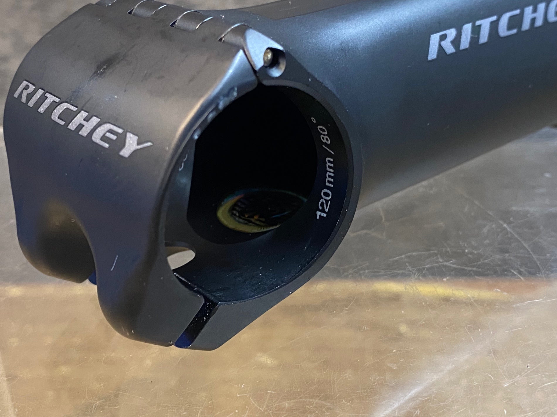 JM858 リッチー RITCHEY WCS CHICANE アルミ ステム OS Φ31.8 120mm