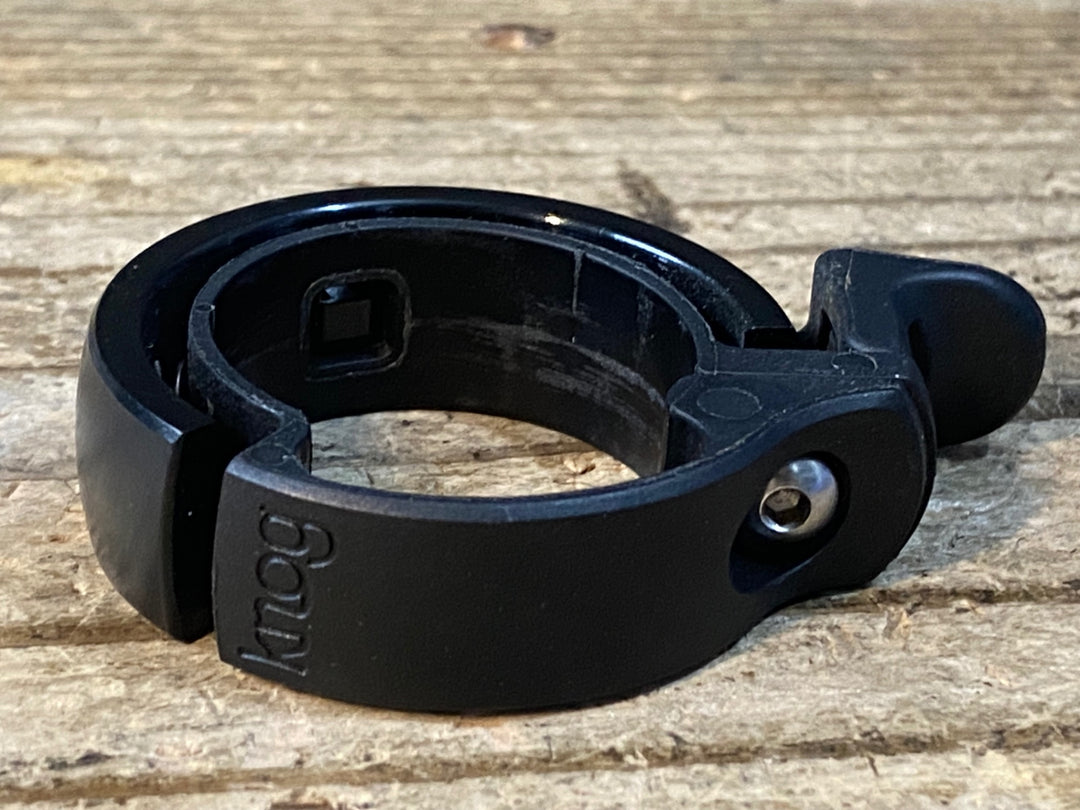 JX077 ノグ knog Oi ベル 黒 Φ31.8 ※加工跡あり、削れ