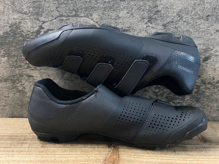 KH014 シマノ SHIMANO XC1 SHXC100M ビンディングシューズ 2穴 黒 EU43