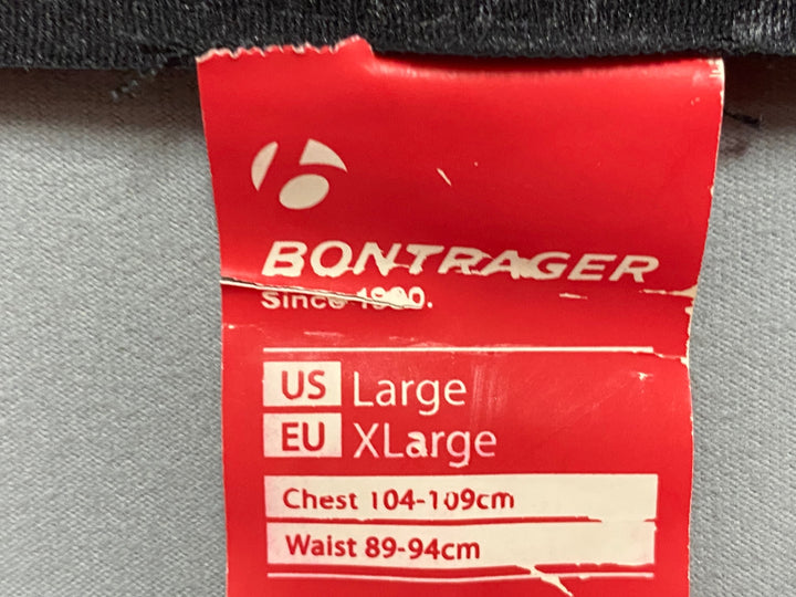 KF151 ボントレガー BONTRAGER 長袖 サイクルジャージ 赤 XL ※汚れ