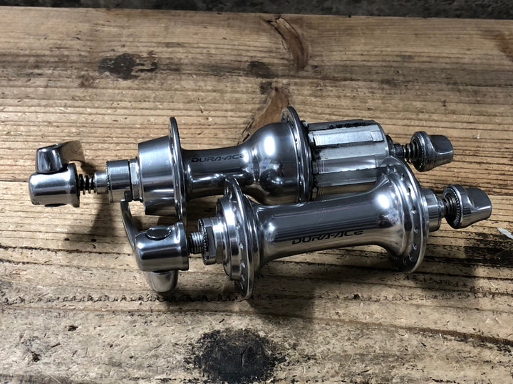 KM542 シマノ SHIMANO デュラエース DURA-ACE FH-7801 HB-7800 前後ハブセット 32H/32H