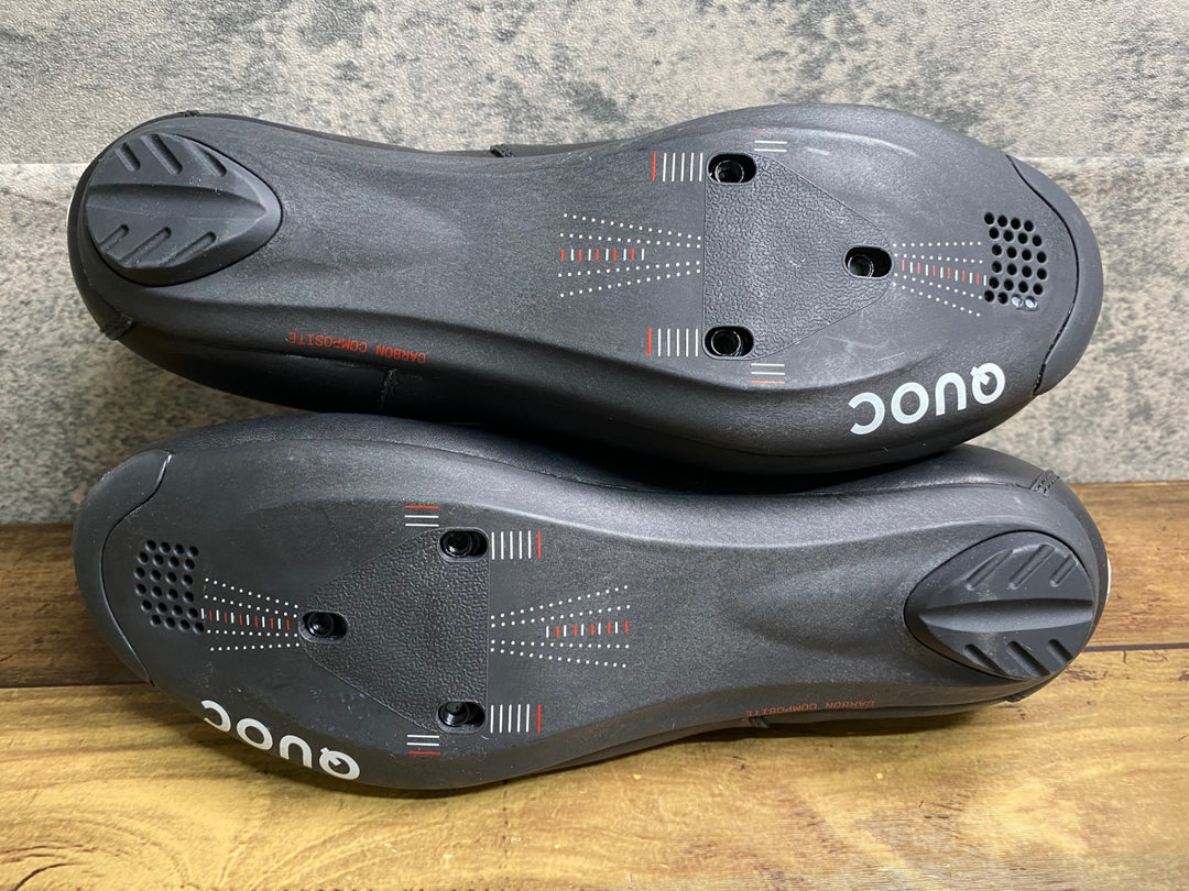 JE359 クオック QUOC NIGHT レザー ビンディングシューズ 黒 EU37.5 3穴