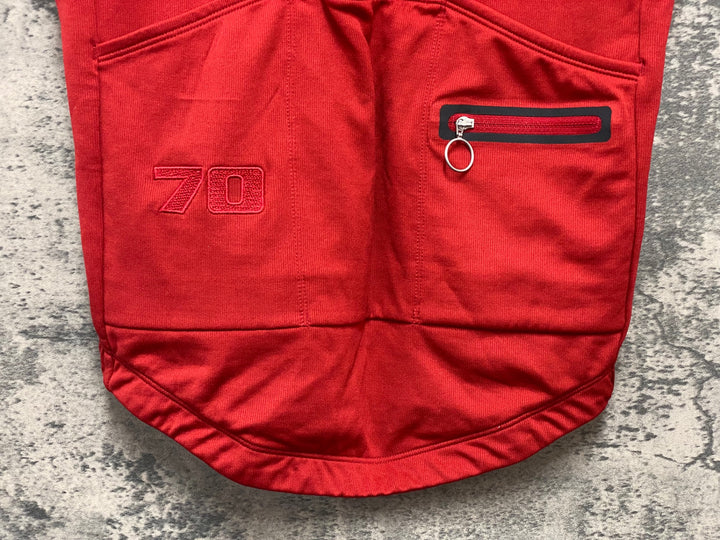 JX116 ラファ Rapha CLASSIC COUNTRY JERSEY DENMARK 半袖 サイクルジャージ 赤 S