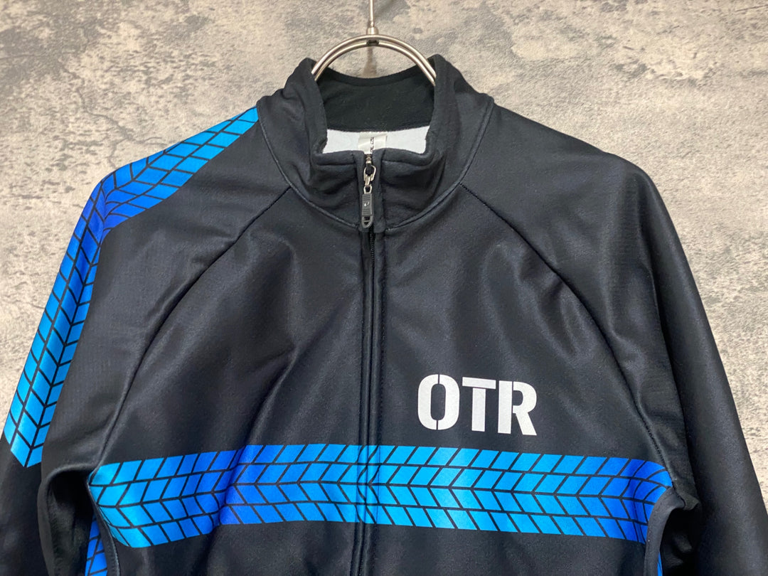 KA423 パールイズミ PEARL iZUMi 長袖 サイクルジャケット 黒 青 M 裏起毛