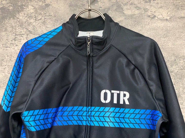 KA423 パールイズミ PEARL iZUMi 長袖 サイクルジャケット 黒 青 M 裏起毛