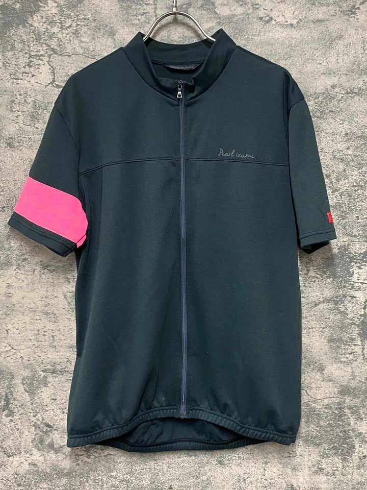 JX131 パールイズミ PEARL iZUMi 半袖サイクルジャージ 黒ピンク XL