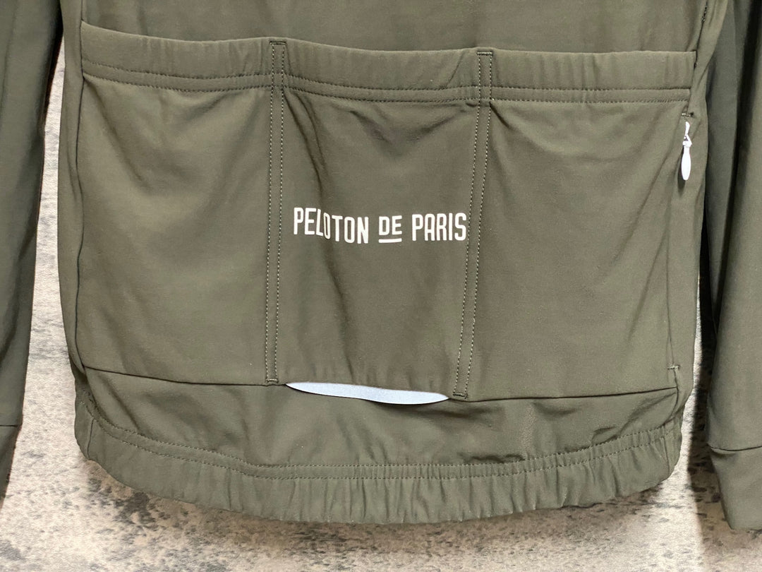 JN477 プロトンドパリ PELOTON DE PARIS 長袖 サイクルジャージ カーキ M