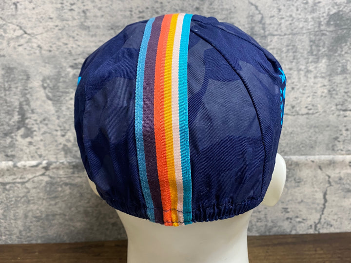 KJ016 ラファ Rapha PAULSMITH ＆ Rapha CAP サイクルキャップ 濃紺 ワンサイズ
