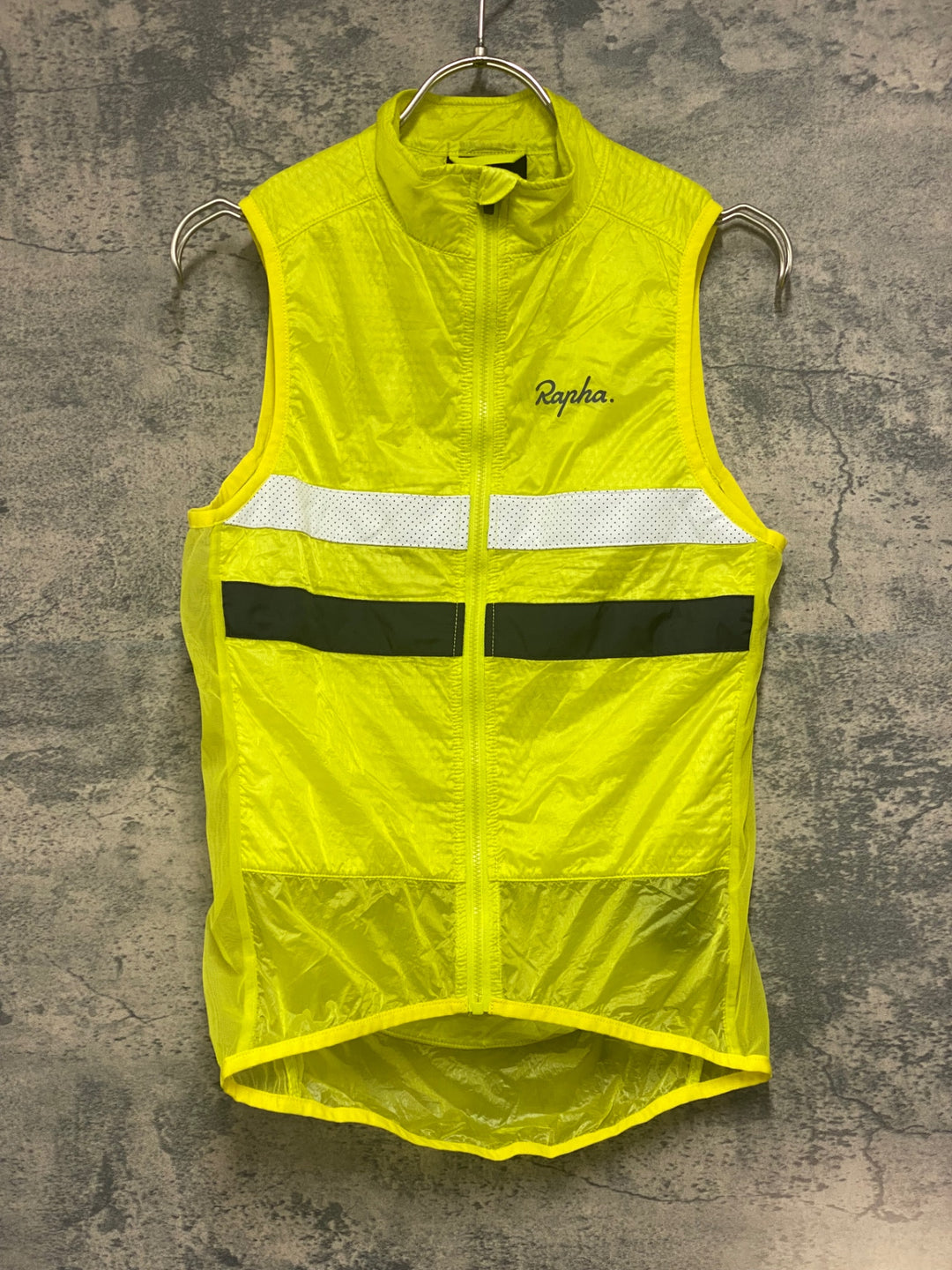 KE375 ラファ Rapha BREVET INSULATED GILET サイクルベスト ジレ XS 黄