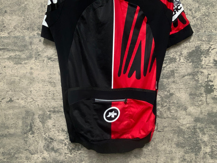 JG626 アソス assos Cape Epic XC Evo 7 Jersey SS 半袖 サイクルジャージ 赤黒 S