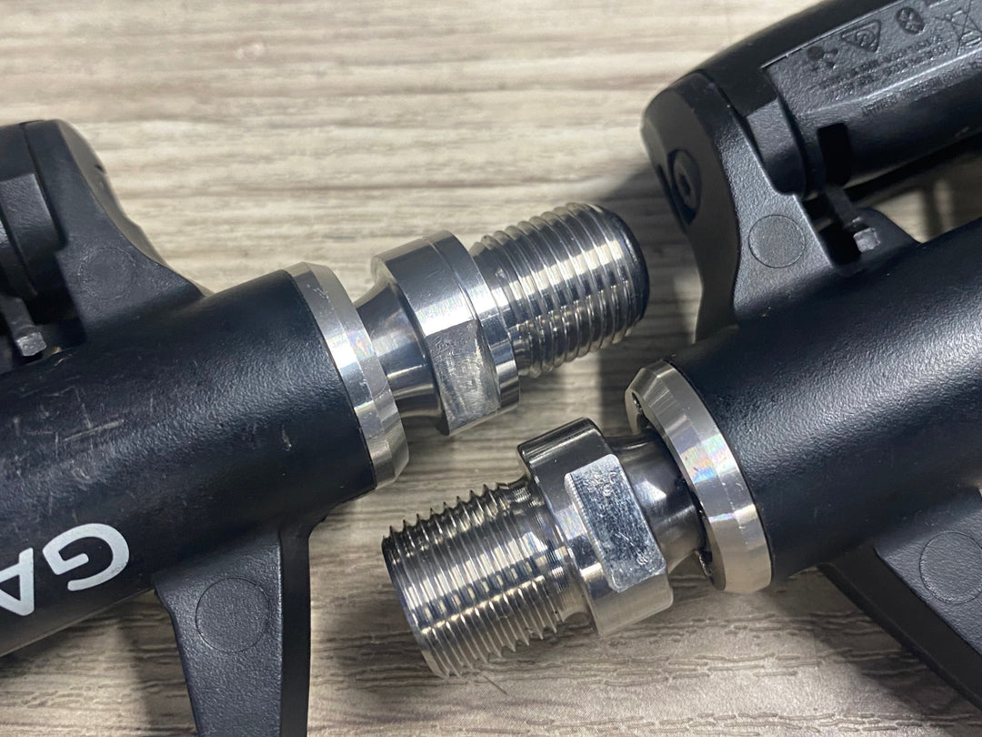 KD691 ガーミン GARMIN ラリー RALLY RS100 左 パワーメーター ビンディングペダル シマノ SPD-SL 接続確認済 ※左足ビンディング不良のためジャンク
