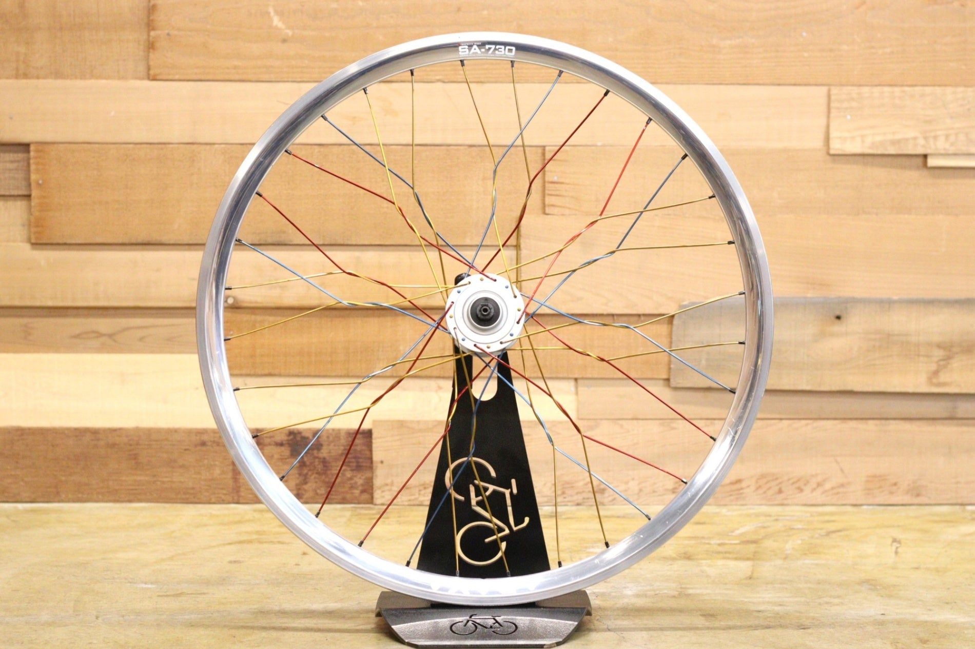 アラヤ ARAYA SA-730 ハブ ダイナモ アルミ 手組 ホイール フロント