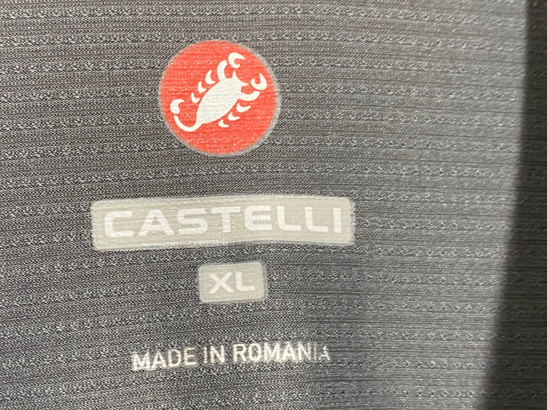KE157 カステリ CASTELLI ESPRESSO 2 半袖 サイクルジャージ グレー XL