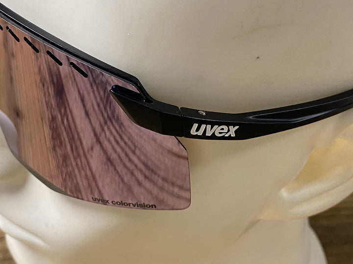 JS878 ウベックス UVEX Cat.3 サングラス アイウェア マットブラック ミラーレンズ