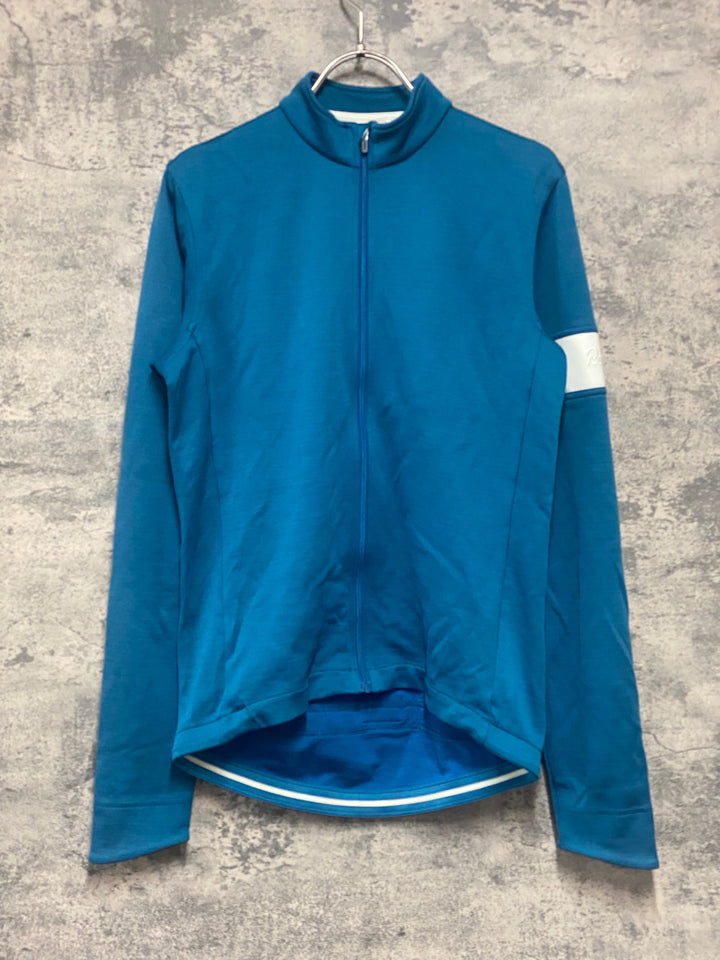 KC036 ラファ Rapha LONG SLEEVE JERSEY 長袖 サイクルジャージ ターコイズ M
