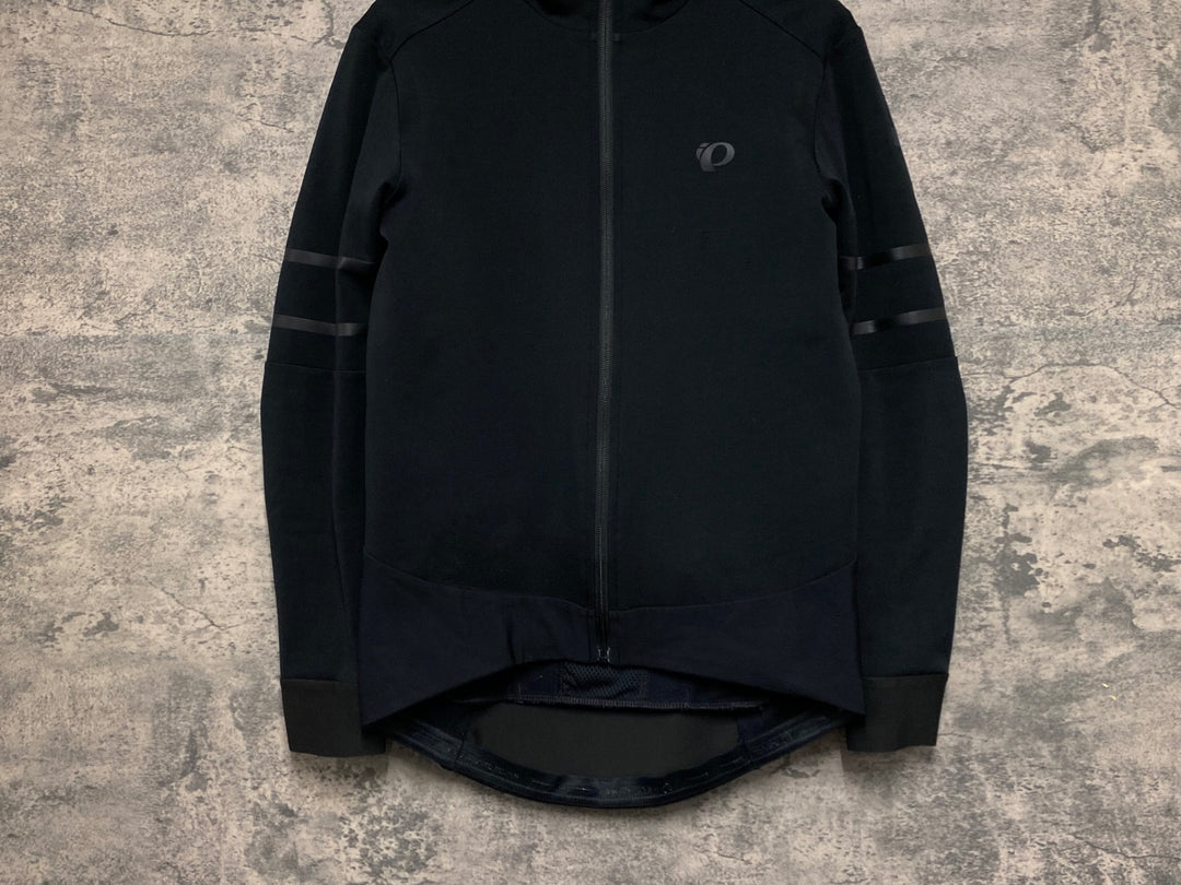 JV347 パールイズミ PEARL iZUMi 長袖サイクルジャケット 黒 M 裏起毛 黒タグ