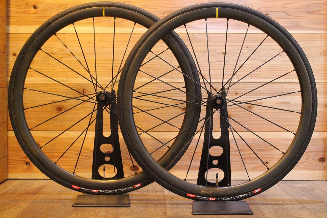 マヴィック MAVIC コスミック ディスク COSMIC SLR32 DISC カーボン チューブレス ホイールセット シマノ11S 鬼ベアリング 【名古屋店】