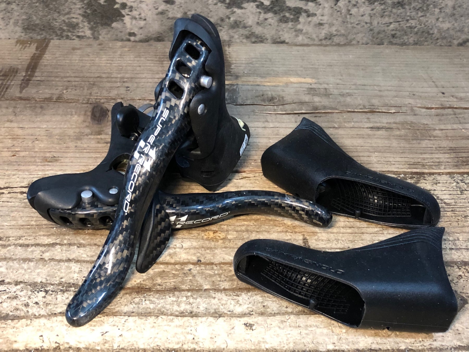 カンパニョーロ レコード RECORD エルゴレバー 2x115 JS938 カンパニョーロ CAMPAGNOLO スーパーレコード SUPER RECORD