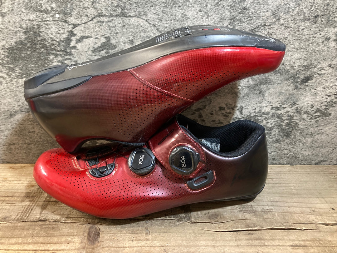 KH150 シマノ SHIMANO RC7 SH-RC701 ビンディングシューズ SPD-SL 赤 EU41