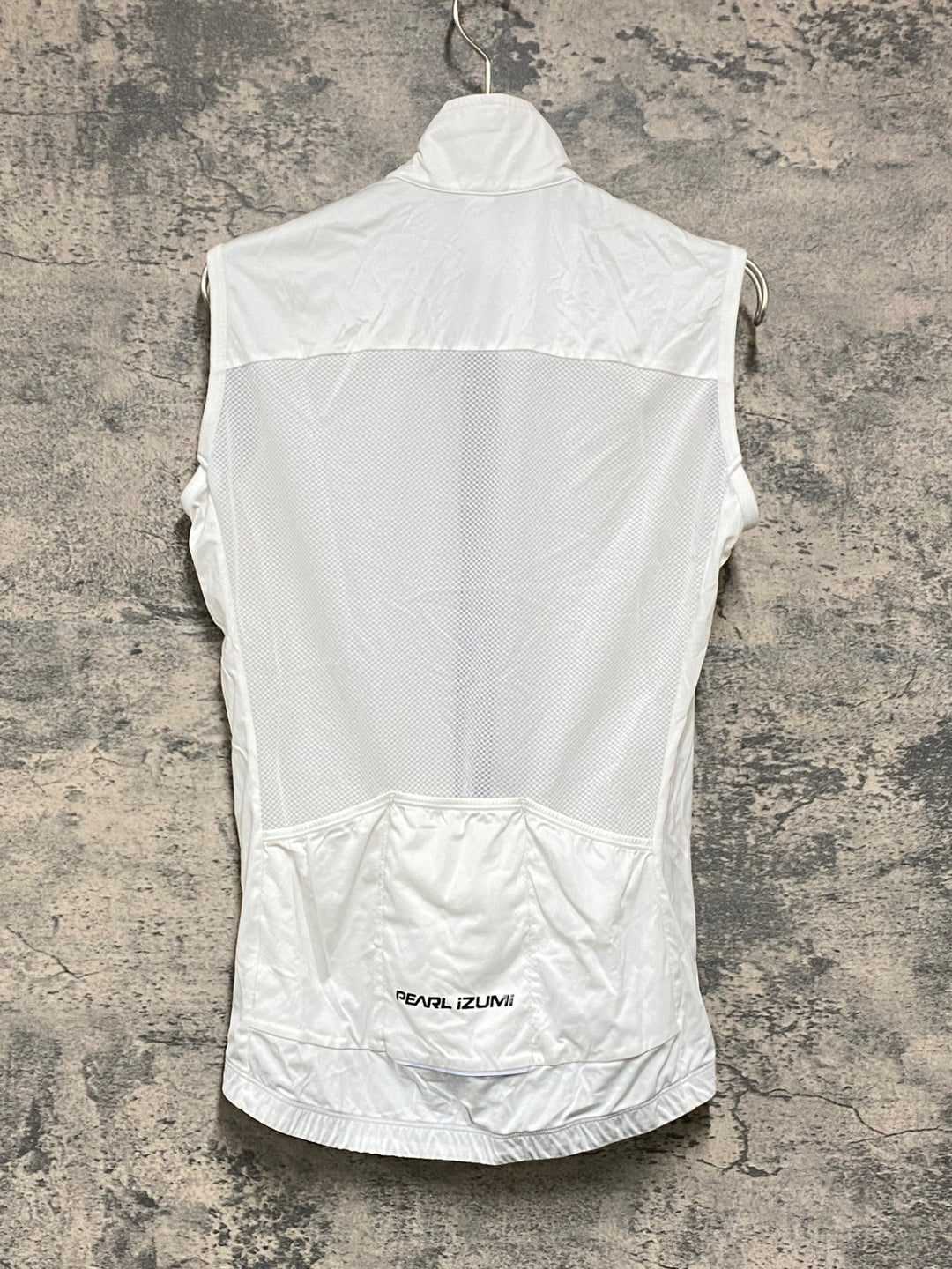 JZ837 パールイズミ PEARL iZUMi ジレ サイクルベスト 白 S