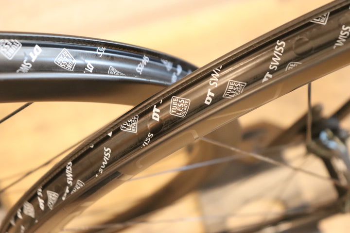 DT SWISS PRC 1400 SPLINE 35 カーボン チューブレスレディ シマノ 12/11S ホイールセット 【さいたま浦和店】
