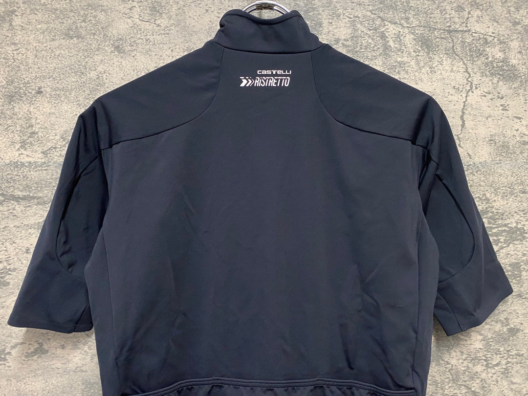 JT652 カステリ CASTELLI DO.DI.CI. SHORT SLEEVE JACKET 半袖 サイクルジャージ 黒 M
