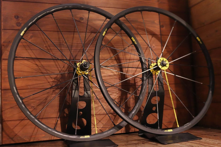 マビック MAVIC キシリウム KSYRIUM 125 アルミ クリンチャー ホイールセット カンパ 11S/12S ナローリム 15C 【東京南麻布店】