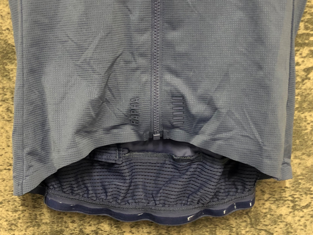 KL454 ラファ Rapha PRO TEAM WOMEN'S FLYWEIGHT JERSEY 半袖 サイクルジャージ 紫 XS ※動物の毛