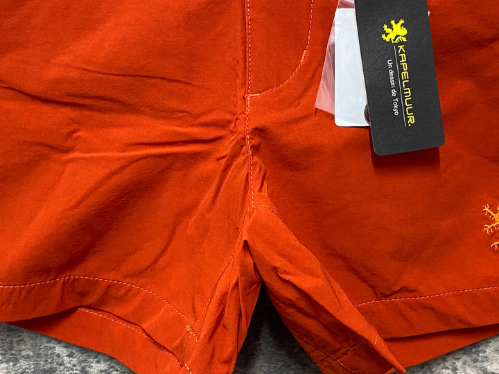 JO902 カペルミュール KAPELMUUR ストレッチショートパンツ オレンジ 34