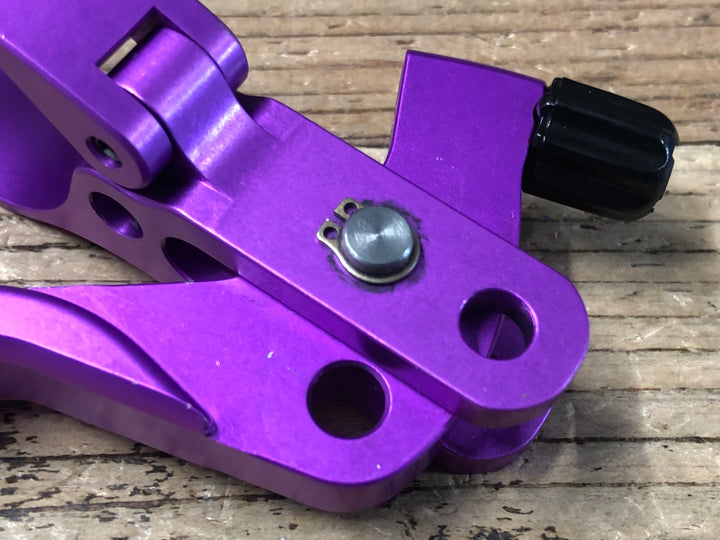 KG081 ポール PAUL CROSS LEVER ブレーキレバー パープル Φ31.8 左