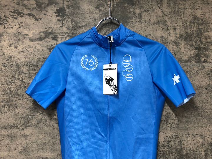 JQ932 アソス ASSOS For Toni Short Sleeve Jersey 半袖 サイクルジャージ 水色 S