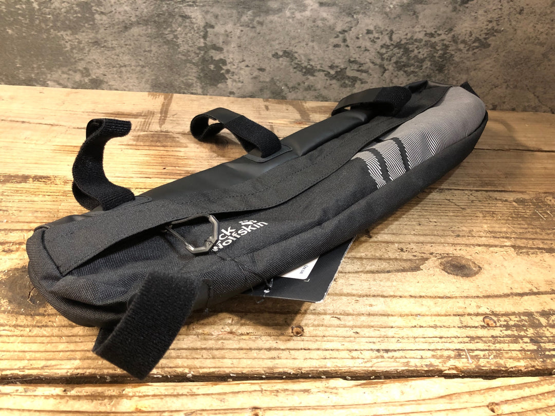 KE577 ジャックウルフスキン Jack Wolfskin トップチューブフレームバッグ ブラック