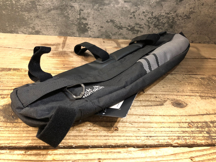 KE577 ジャックウルフスキン Jack Wolfskin トップチューブフレームバッグ ブラック