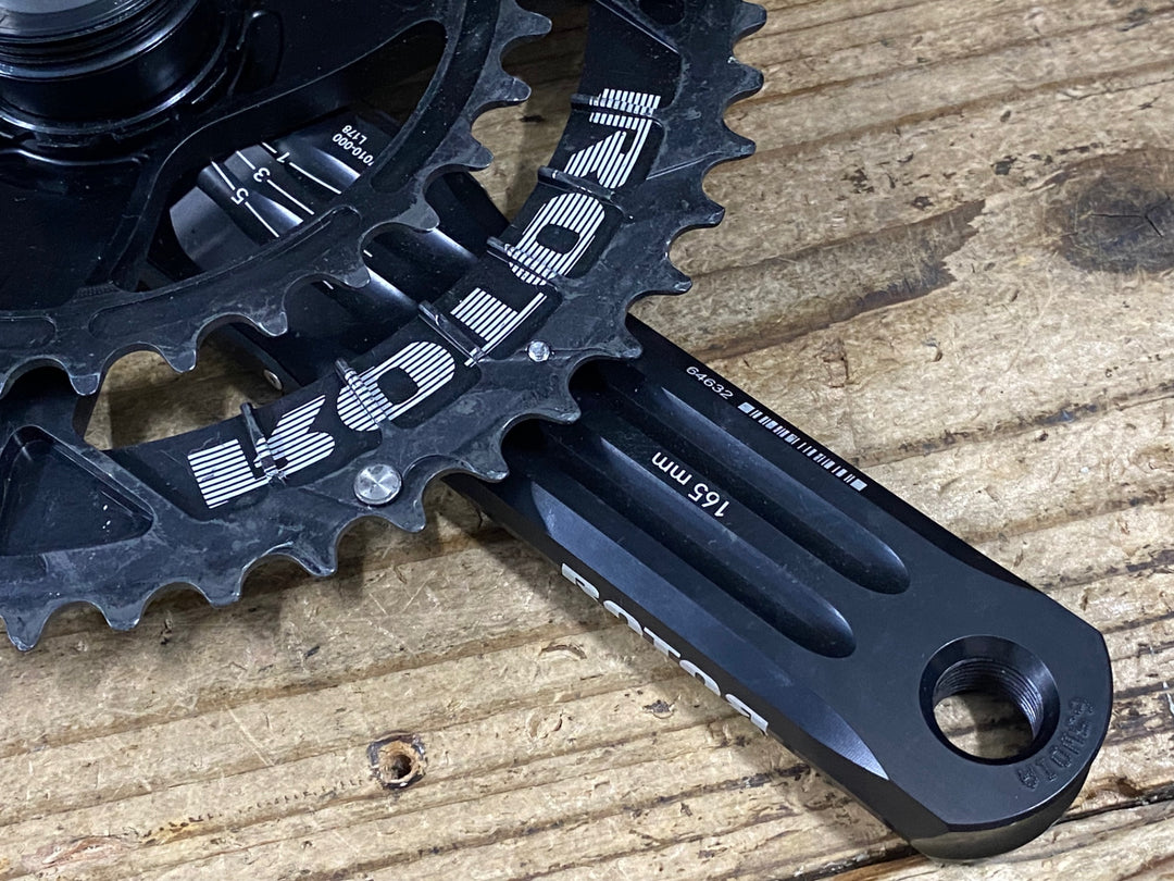 KN043 ローター ROTOR 2IN POWER パワーメーター クランクセット 50/34T 165mm 11S 通信確認済み 充電ケーブル付属