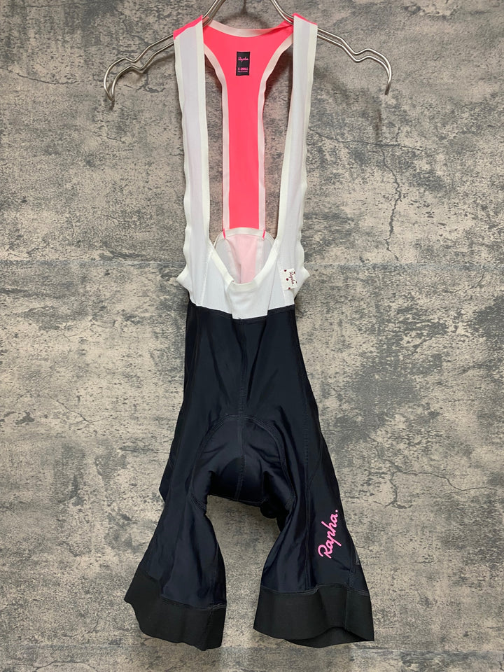 JY116 ラファ Rapha WOMEN'S SOUPLESS BIB SHORTS ビブショーツ レディース 黒 XS ほつれ有