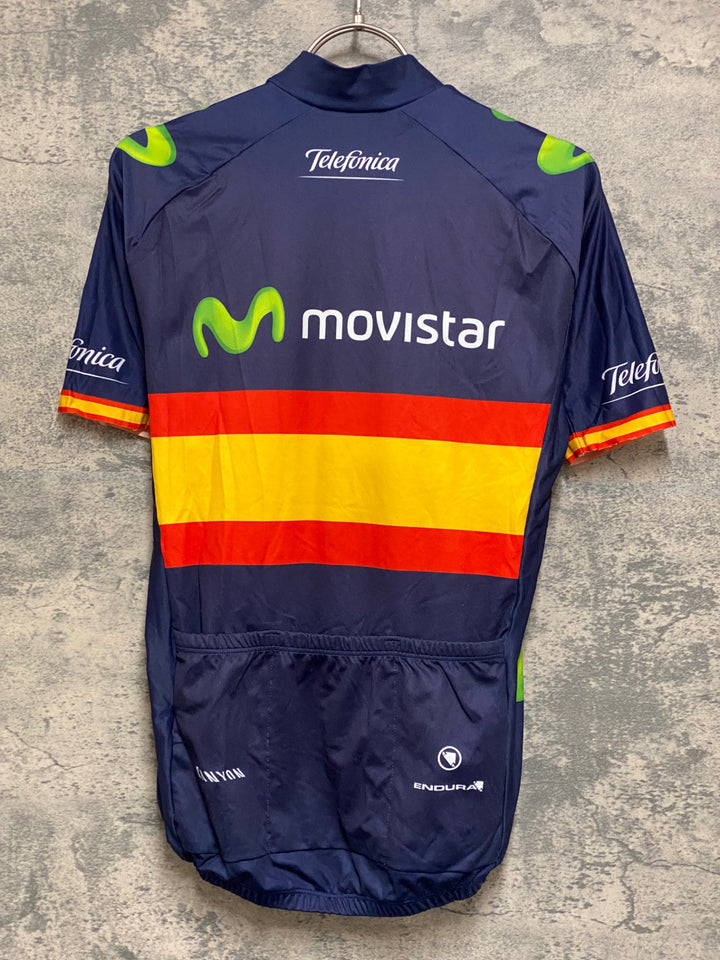 JS495 エンデュラ ENDURA 半袖 サイクルジャージ 濃紺 movistar ※サイズ不明