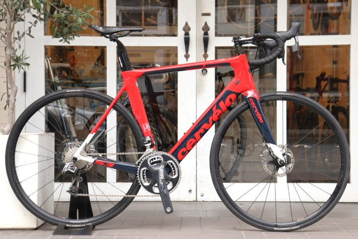 サーヴェロ Cervelo S3 ディスク DISC 2018モデル 56サイズ スラム レッド e-Tap MIX 11S カーボン ロードバイク 【横浜店】