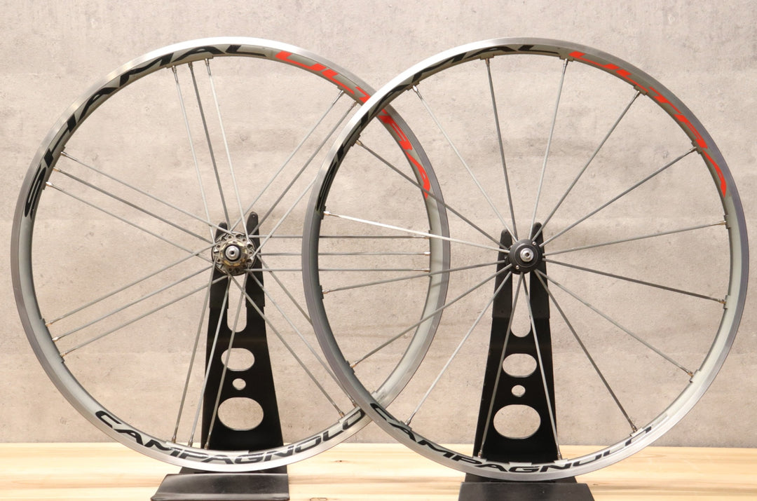 カンパニョーロ Campagnolo シャマルウルトラ SHAMAL ULTRA チタンカラー アルミ クリンチャー ホイールセット カンパ11/12S 【さいたま浦和店】