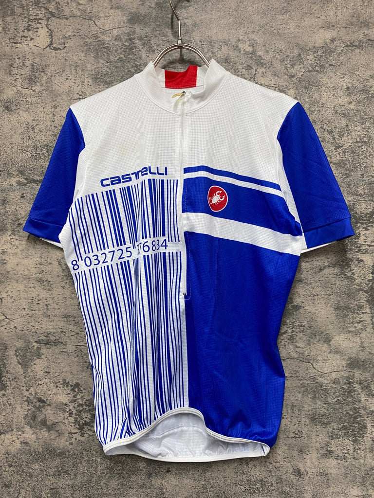 KA779 カステリ CASTELLI 半袖サイクルジャージ 白青 M – BICI AMORE