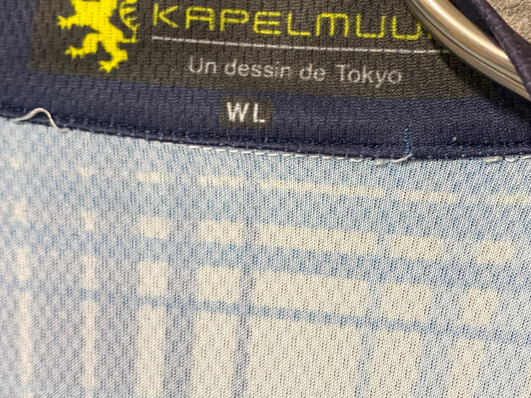 JQ580 カペルミュール KAPELMUUR 半袖 サイクルジャージ 水色 ＷL