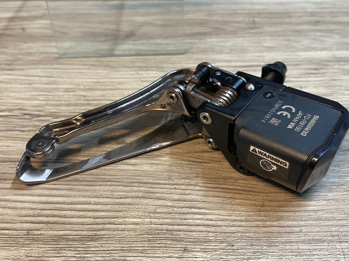 JJ345 シマノ SHIMANO デュラエース DURA-ACE FD-R9150 フロントディレイラー 動作確認済 ※錆,羽根部削れ大の為ジャンク