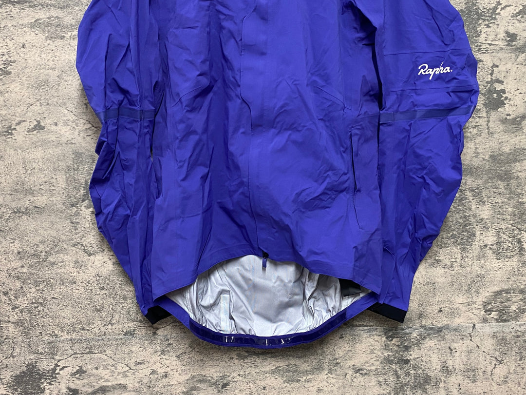 JY092 ラファ Rapha SOUPLESS RACE CAPE 長袖 サイクルジャケット 紫 L