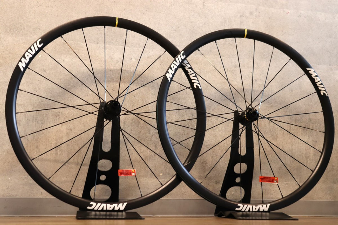 未使用品 マヴィック MAVIC キシリウム KSYRIUM 30 DISC アルミ チューブレスレディ シマノ 12/11S ホイールセット 【さいたま浦和店】
