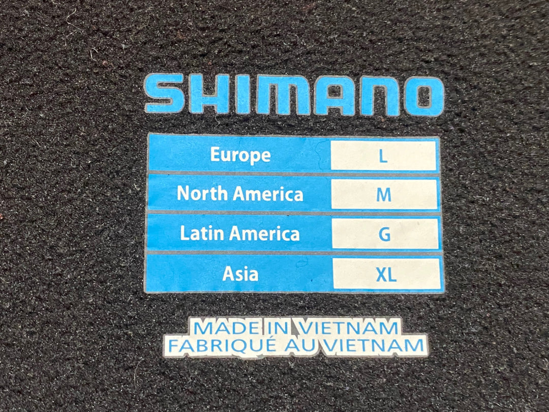 KC224 シマノ SHIMANO 長袖 サイクルジャケット 裏起毛 XL 白赤 ※汚れ