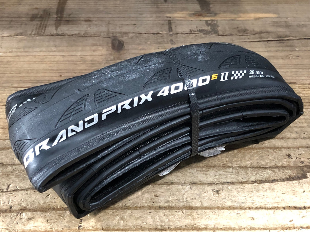 KM527 コンチネンタル Continental GRAND PRIX 4000SⅡ クリンチャータイヤ 700x28C 2本セット