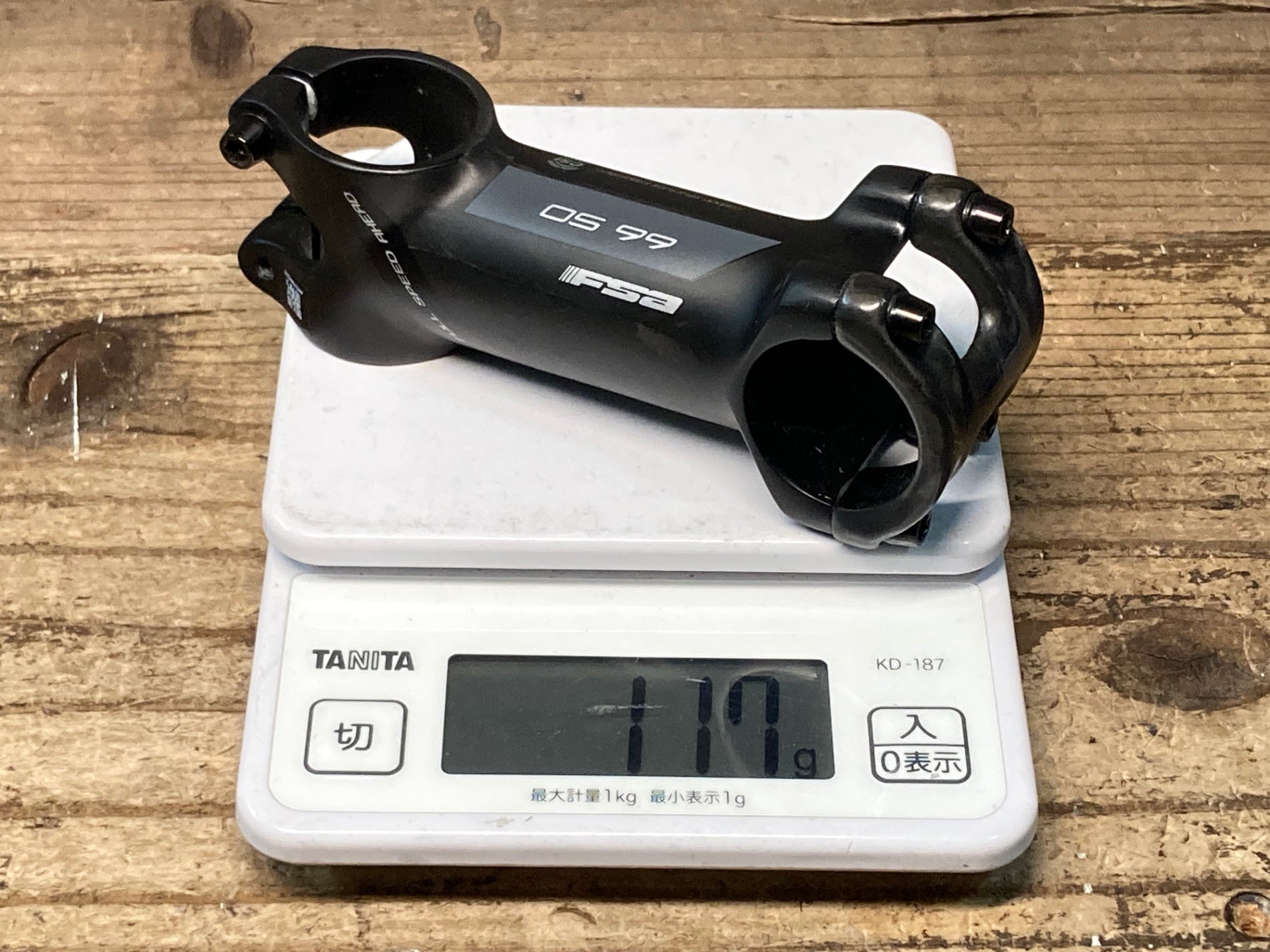 JP308 FSA OS99 アルミ ステム 90mm Φ31.8 OS 6° – BICI AMORE ONLINE