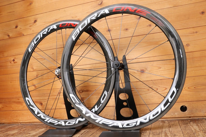 カンパニョーロ CAMPAGNOLO ボーラワン BORA ONE 50 AC3 カーボン クリンチャー シマノ 11S/12S ホイールセット 17C 【芦屋店】