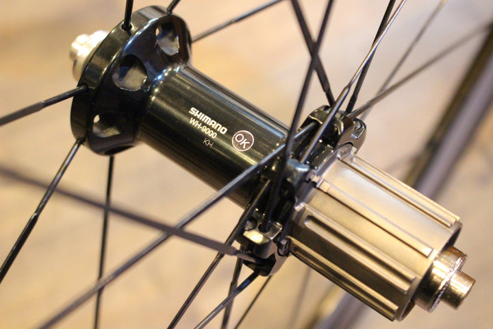 シマノ SHIMANO デュラエース DURA-ACE WH-9000-C35-TU カーボン チューブラー ホイールセット シマノ 11/12S 【名古屋店】