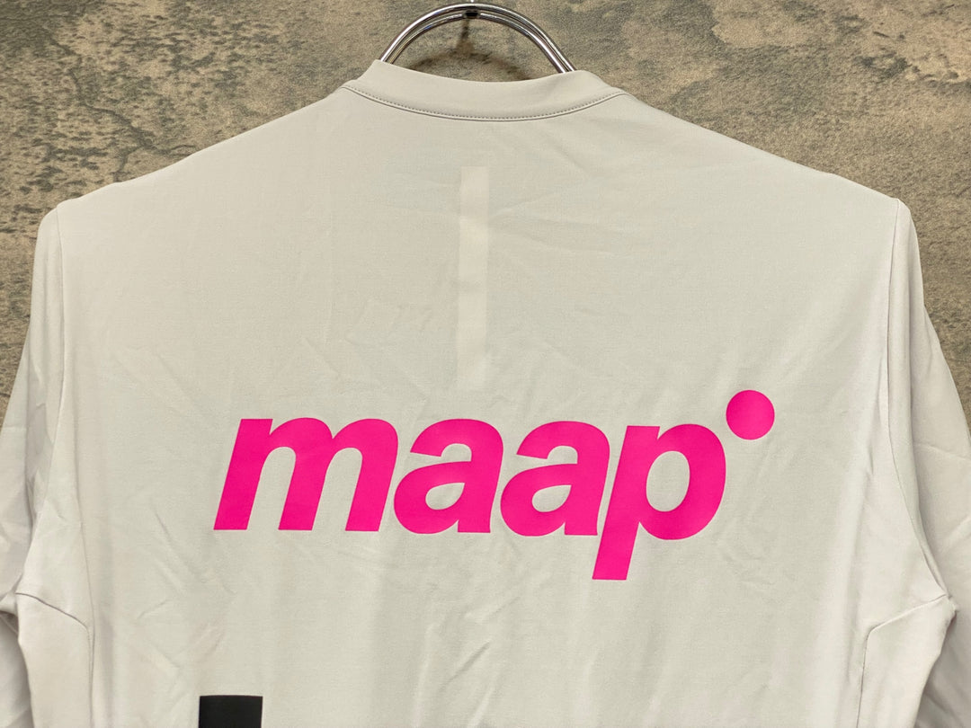 KI311 マープ MAAP TRAINING JERSEY 半袖 サイクルジャージ グレー S