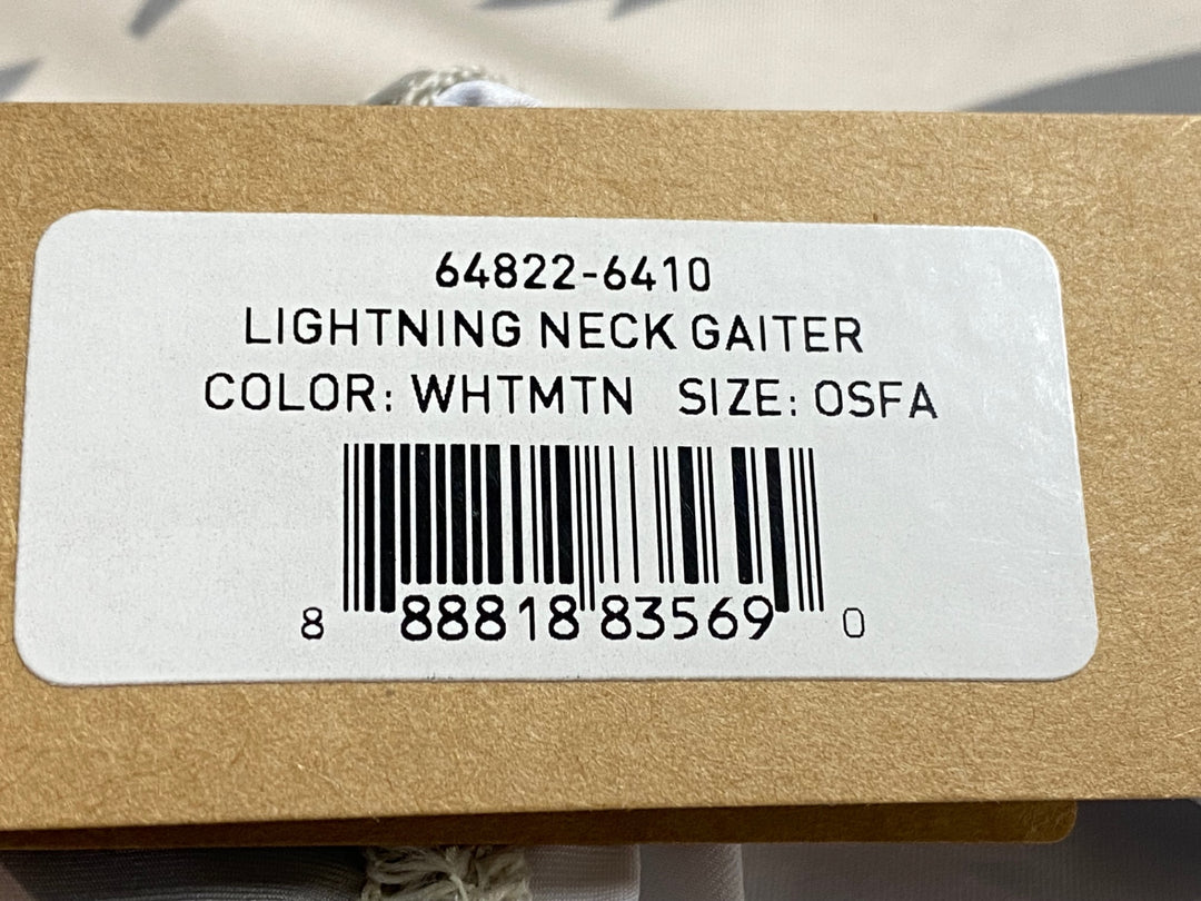JV617 スペシャライズド SPECIALIZED LIGHTNING NECK GAITER ネックカバー オフホワイト ONESIZE